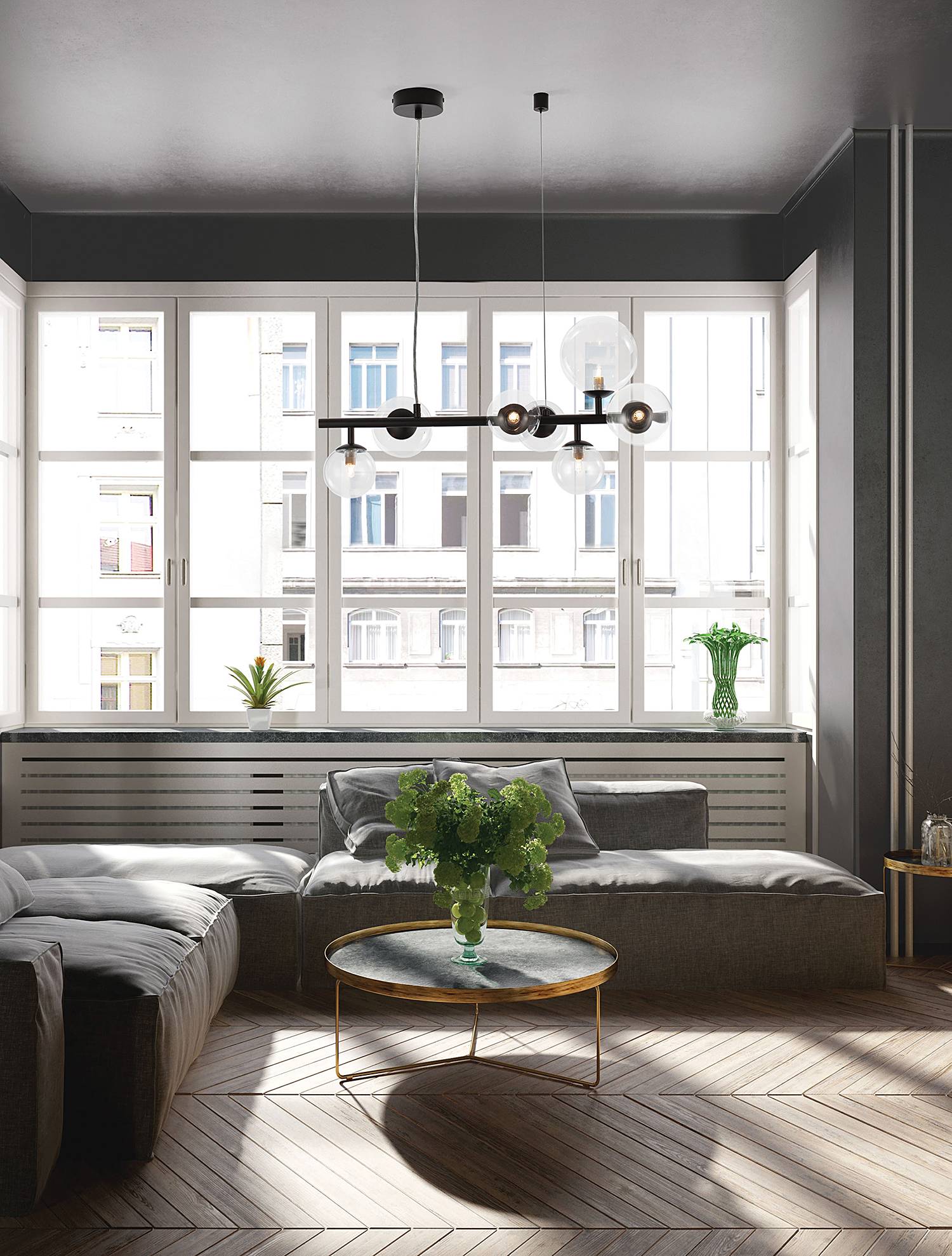 home24 Pendelleuchte Odillia Typ C 29 x 120 x 65cm Schwarz/Klarglas/Schwarz Kabel ABS, Fassung ABS, Baldachin Aluminium, Gehäuse Leuchte Aluminium home24 Pendelleuchte Odillia Typ C 29 x 120 x 65cm Schwarz/Klarglas/Schwarz Kabel ABS, Fassung ABS, Baldachin Aluminium, Gehäuse Leuchte Aluminium von home24