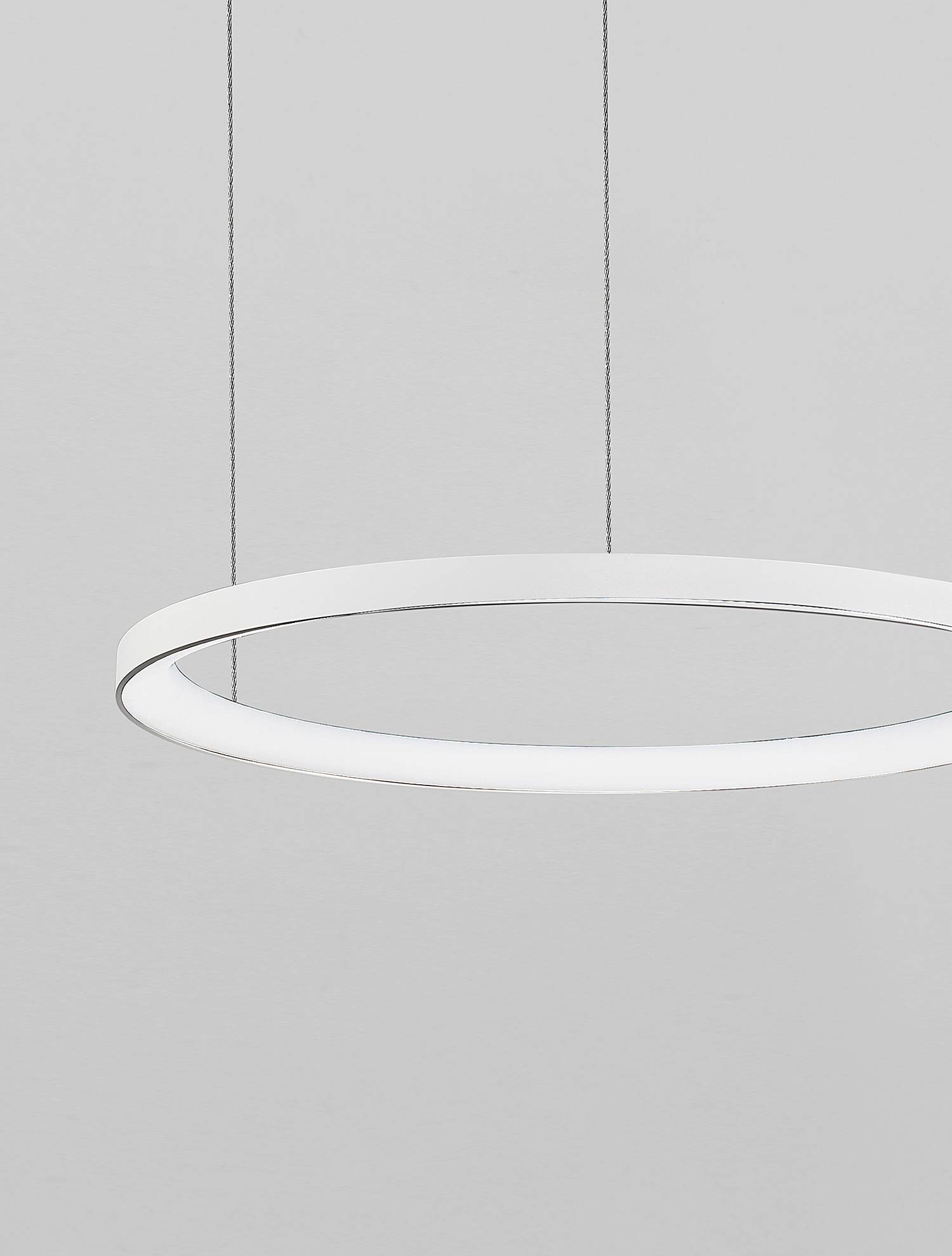 home24 Pendelleuchte Pertino Ø 58cm Weiß/Weiß Kabel ABS, Fassung ABS, Baldachin Aluminium, Gehäuse Leuchte Aluminium Nicht austauschbare LEDs home24 Pendelleuchte Pertino Ø 58cm Weiß/Weiß Kabel ABS, Fassung ABS, Baldachin Aluminium, Gehäuse Leuchte Aluminium Nicht austauschbare LEDs von home24