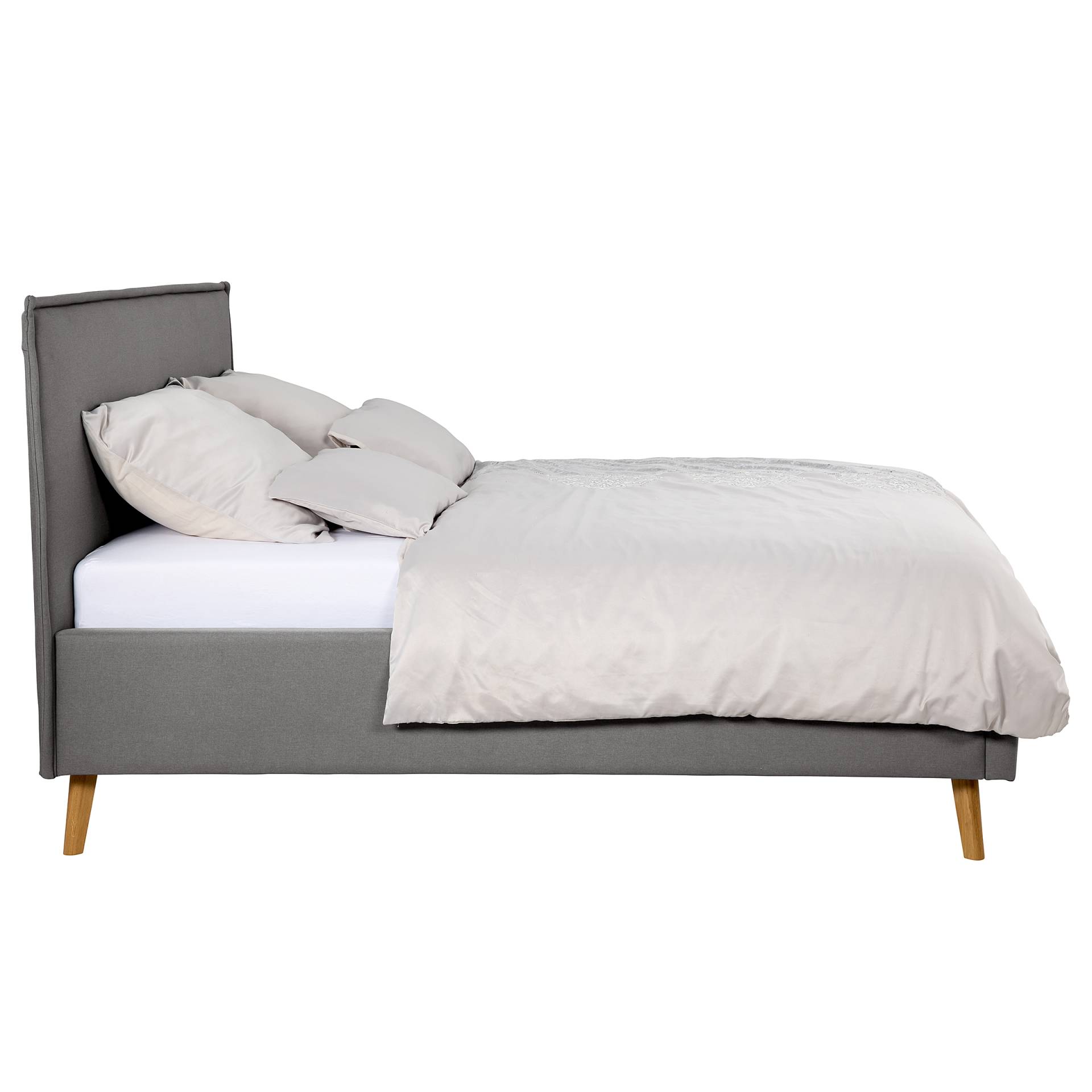 home24 Polsterbett Miilet 140 x 200cm Webstoff Saba Grau ohne Lattenrost & Matratze home24 Polsterbett Miilet 140 x 200cm Webstoff Saba Grau ohne Lattenrost & Matratze von home24