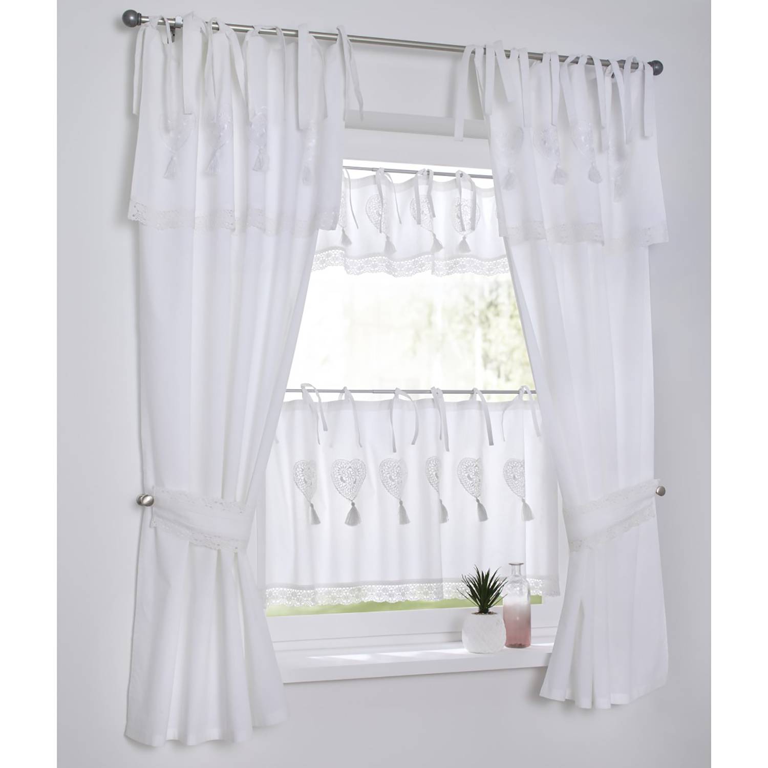 home24 Scheibengardine Camille 120 x 25cm Weiß home24 Scheibengardine Camille 120 x 25cm Weiß von home24