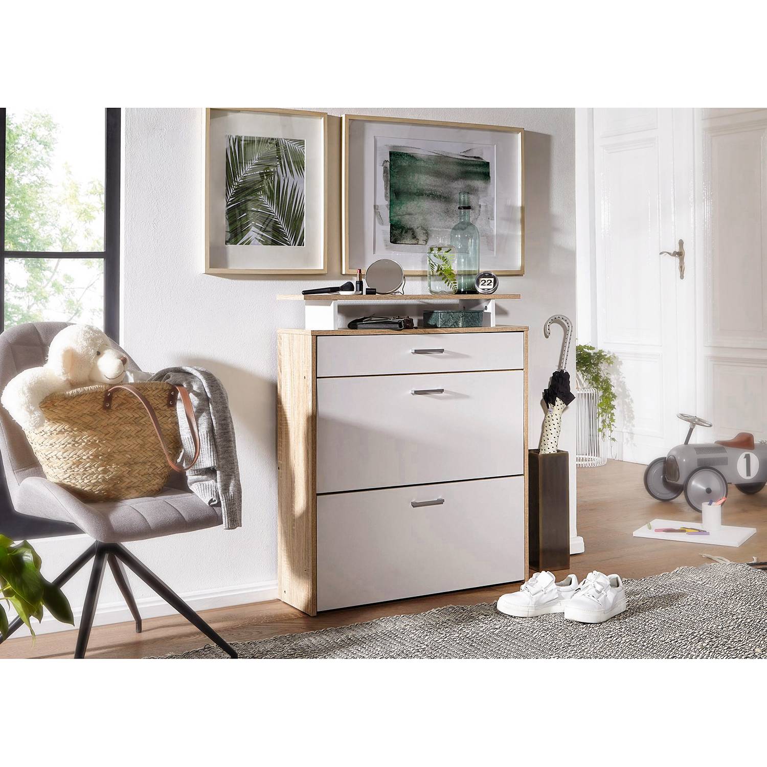 home24 Schuhkipper Glenolden 80 x 95 x 24cm Braun home24 Schuhkipper Glenolden 80 x 95 x 24cm Braun von home24