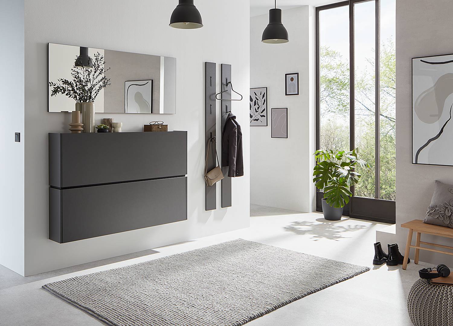 home24 Schuhkipper Typ B 140 x 93 x 22cm Grau/Graphit home24 Schuhkipper Typ B 140 x 93 x 22cm Grau/Graphit von home24