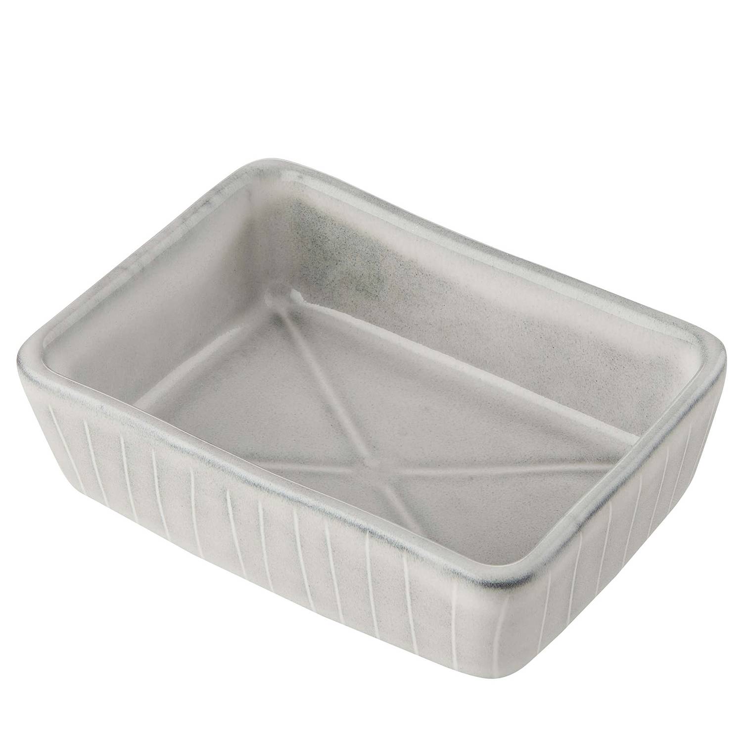home24 Seifenschale 4er-Set Steinzeug, reaktive Glasur Grau 9 x 4 x 12cm home24 Seifenschale 4er-Set Steinzeug, reaktive Glasur Grau 9 x 4 x 12cm von home24