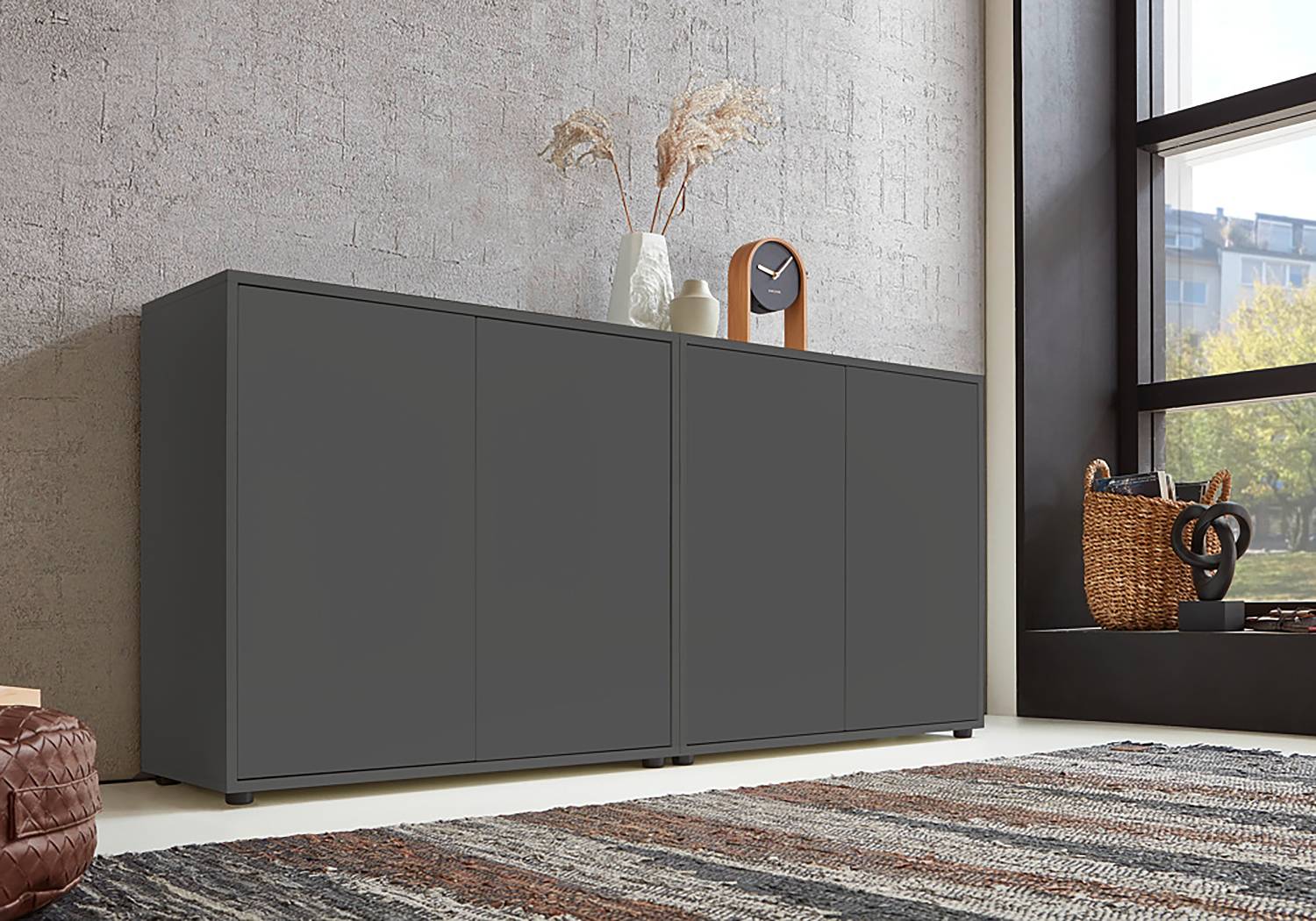 home24 Sideboard 158 cm - Gleiter Typ B 158 x 73 x 33cm Grau/Anthrazit home24 Sideboard 158 cm - Gleiter Typ B 158 x 73 x 33cm Grau/Anthrazit von home24
