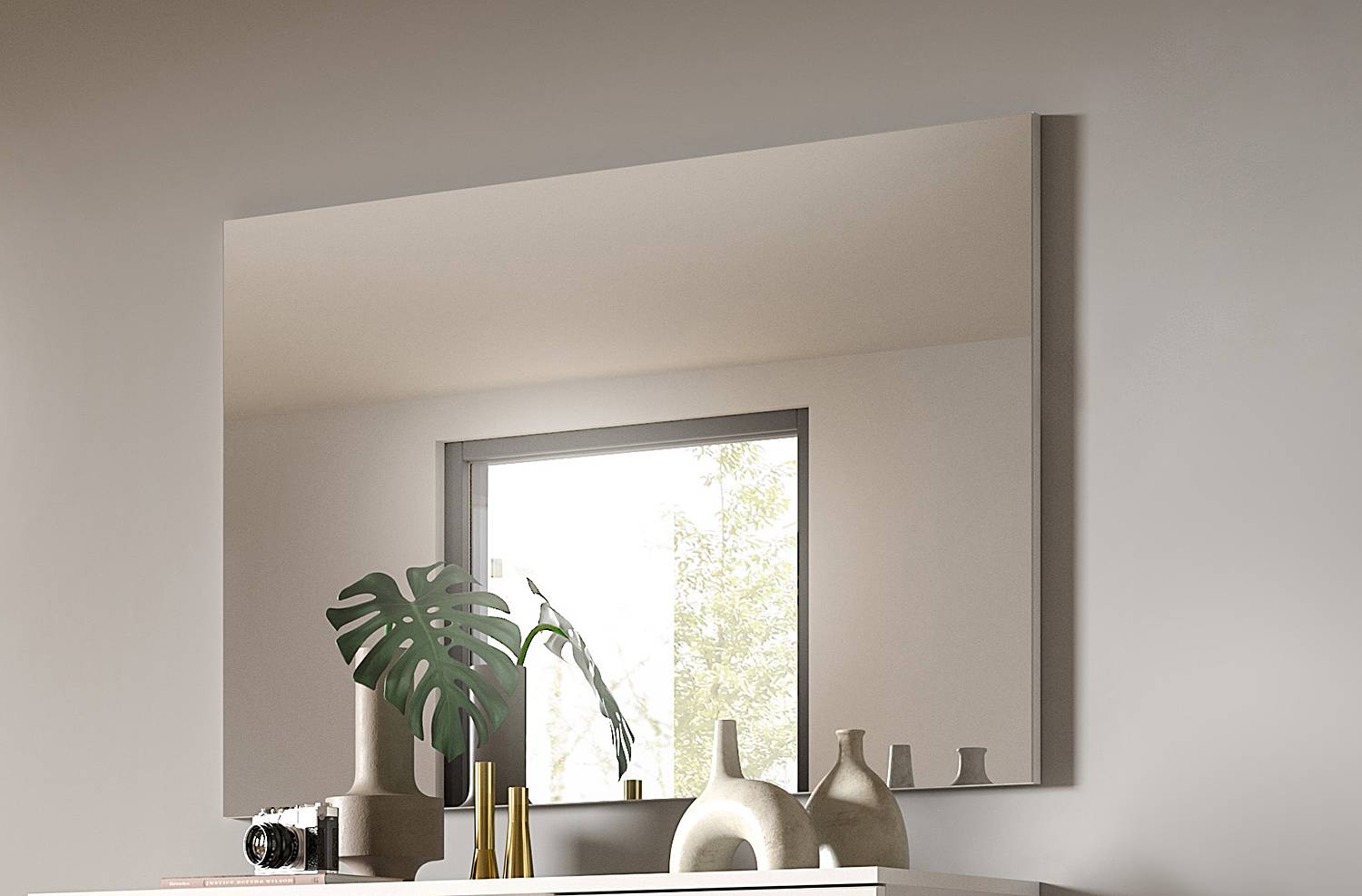 home24 Spiegel 109 cm 71 x 110 x 2cm Weiß Spanplatte, beschichtet 71 x 110 x 2cm home24 Spiegel 109 cm 71 x 110 x 2cm Weiß Spanplatte, beschichtet 71 x 110 x 2cm von home24