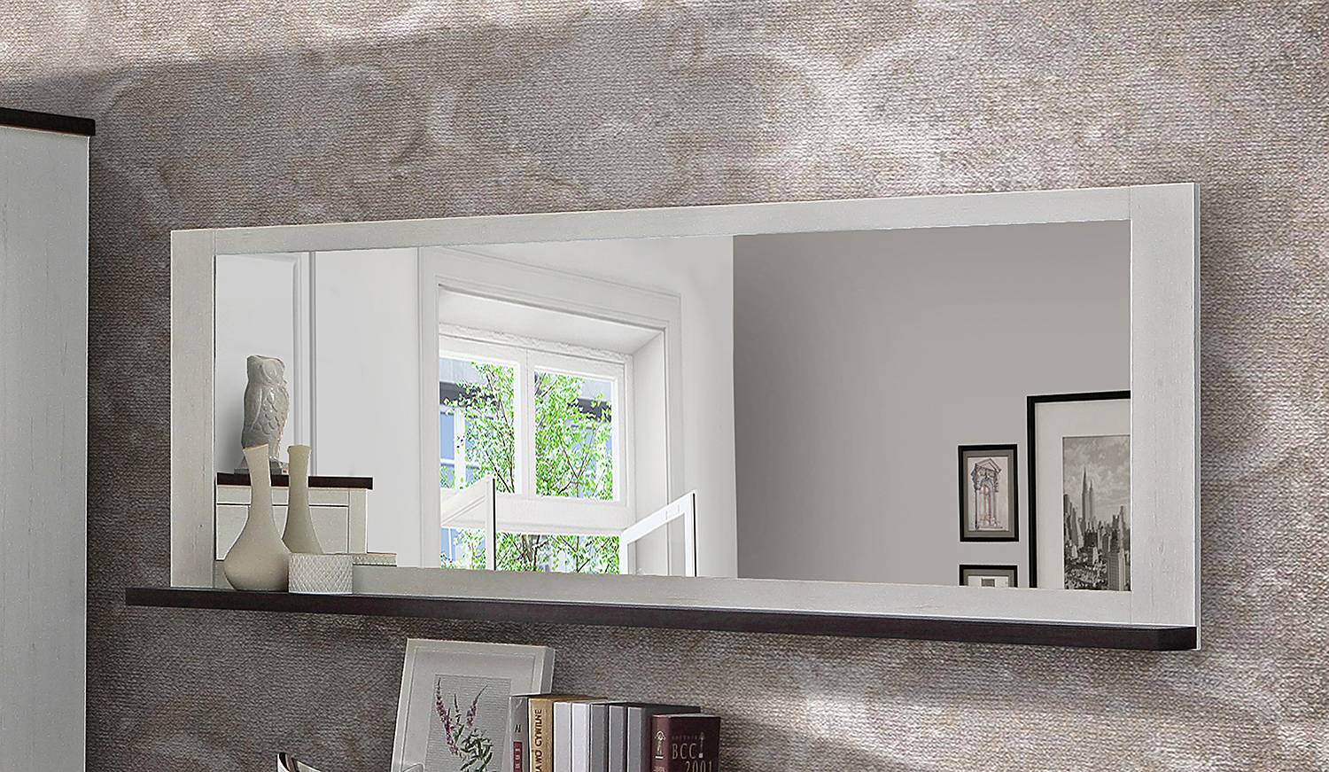 home24 Spiegel 180 x 68 x 16cm Grau/Weiß Spanplatte, foliert 180 x 68 x 16cm home24 Spiegel 180 x 68 x 16cm Grau/Weiß Spanplatte, foliert 180 x 68 x 16cm von home24