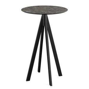 home24 Stehtisch Idomi rund A Tischplatte: Holzverbundplatte, melaminbeschichtet Gestell: Edelstahl, pulverbeschichtet Ø 70cm Multicolor/Marmor Grau home24 Stehtisch Idomi rund A Tischplatte: Holzverbundplatte, melaminbeschichtet Gestell: Edelstahl, pulverbeschichtet Ø 70cm Multicolor/Marmor Grau von home24