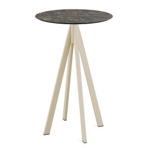home24 Stehtisch Idomi rund A Tischplatte: Holzverbundplatte, melaminbeschichtet Gestell: Edelstahl, pulverbeschichtet Ø 70cm Multicolor/Marmor Grau home24 Stehtisch Idomi rund A Tischplatte: Holzverbundplatte, melaminbeschichtet Gestell: Edelstahl, pulverbeschichtet Ø 70cm Multicolor/Marmor Grau von home24