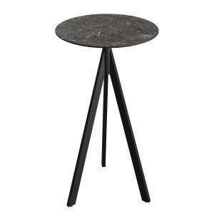 home24 Stehtisch Idomi rund B Tischplatte: Holzverbundplatte, melaminbeschichtet Gestell: Edelstahl, pulverbeschichtet Ø 70cm Multicolor/Marmor Grau home24 Stehtisch Idomi rund B Tischplatte: Holzverbundplatte, melaminbeschichtet Gestell: Edelstahl, pulverbeschichtet Ø 70cm Multicolor/Marmor Grau von home24