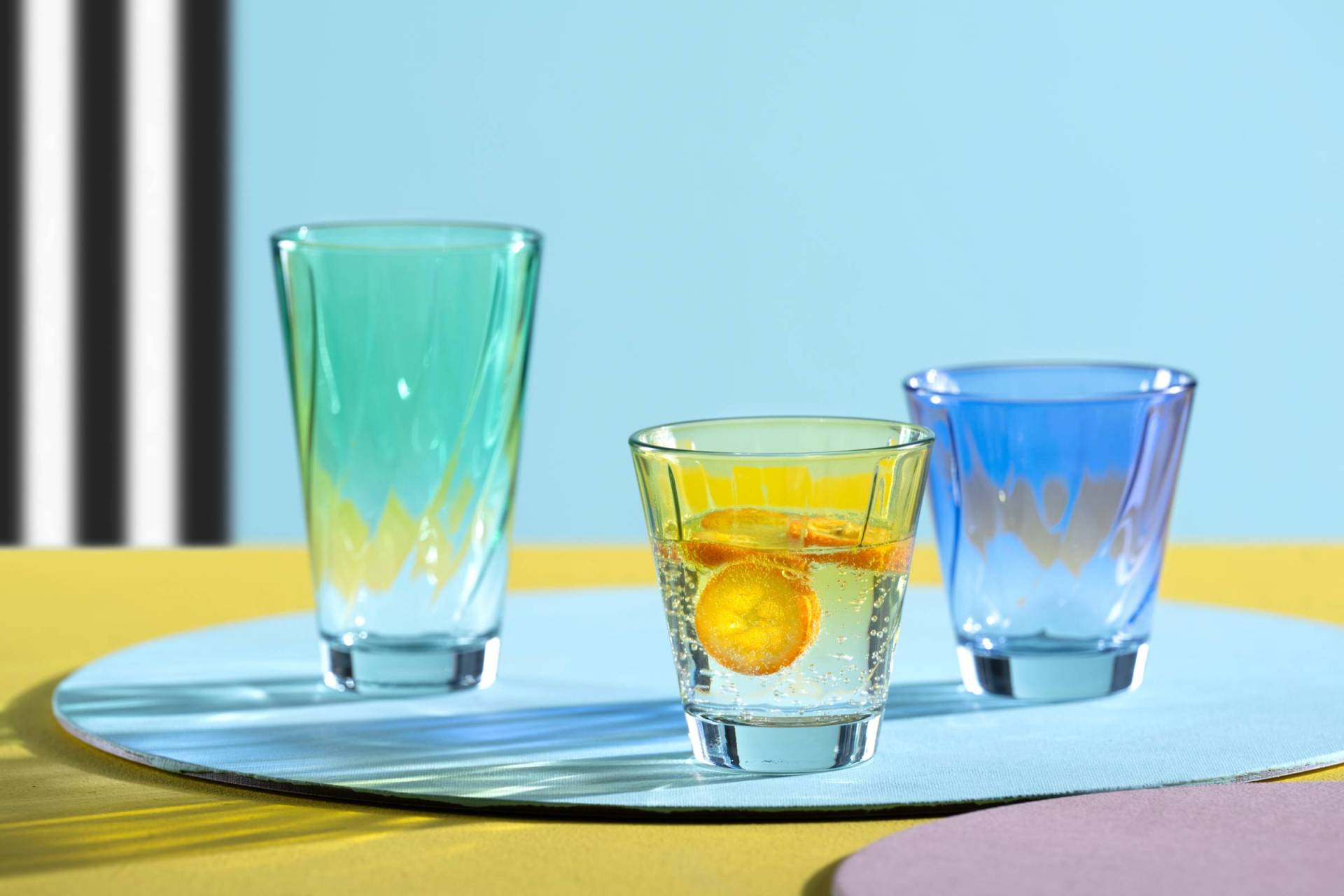 home24 Trinkglas Twist Typ B 6er-Set 9 x 9 x 9cm Gelb/Gelb home24 Trinkglas Twist Typ B 6er-Set 9 x 9 x 9cm Gelb/Gelb von home24