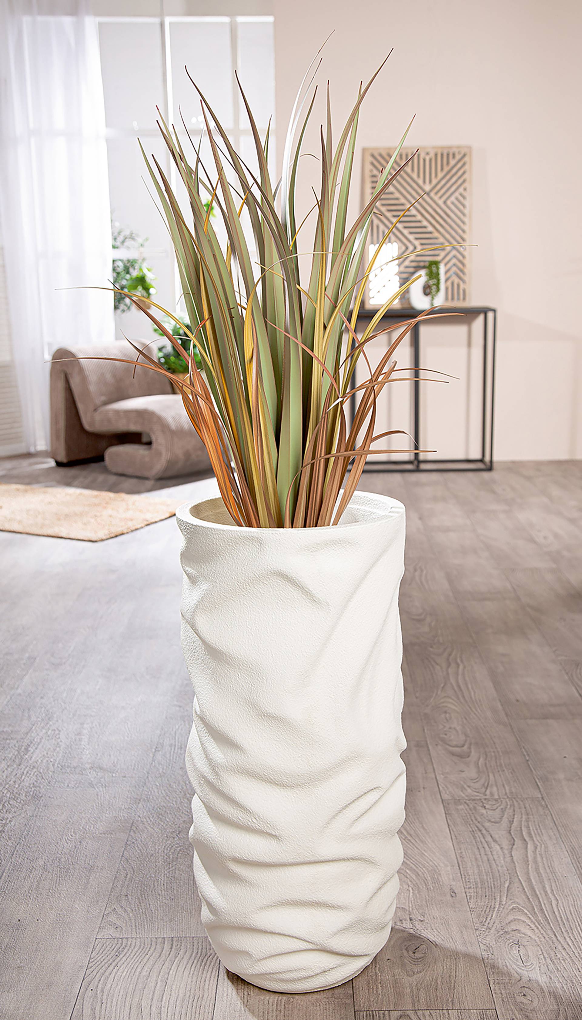 home24 Übertopf Crush 70cm Beige home24 Übertopf Crush 70cm Beige von home24