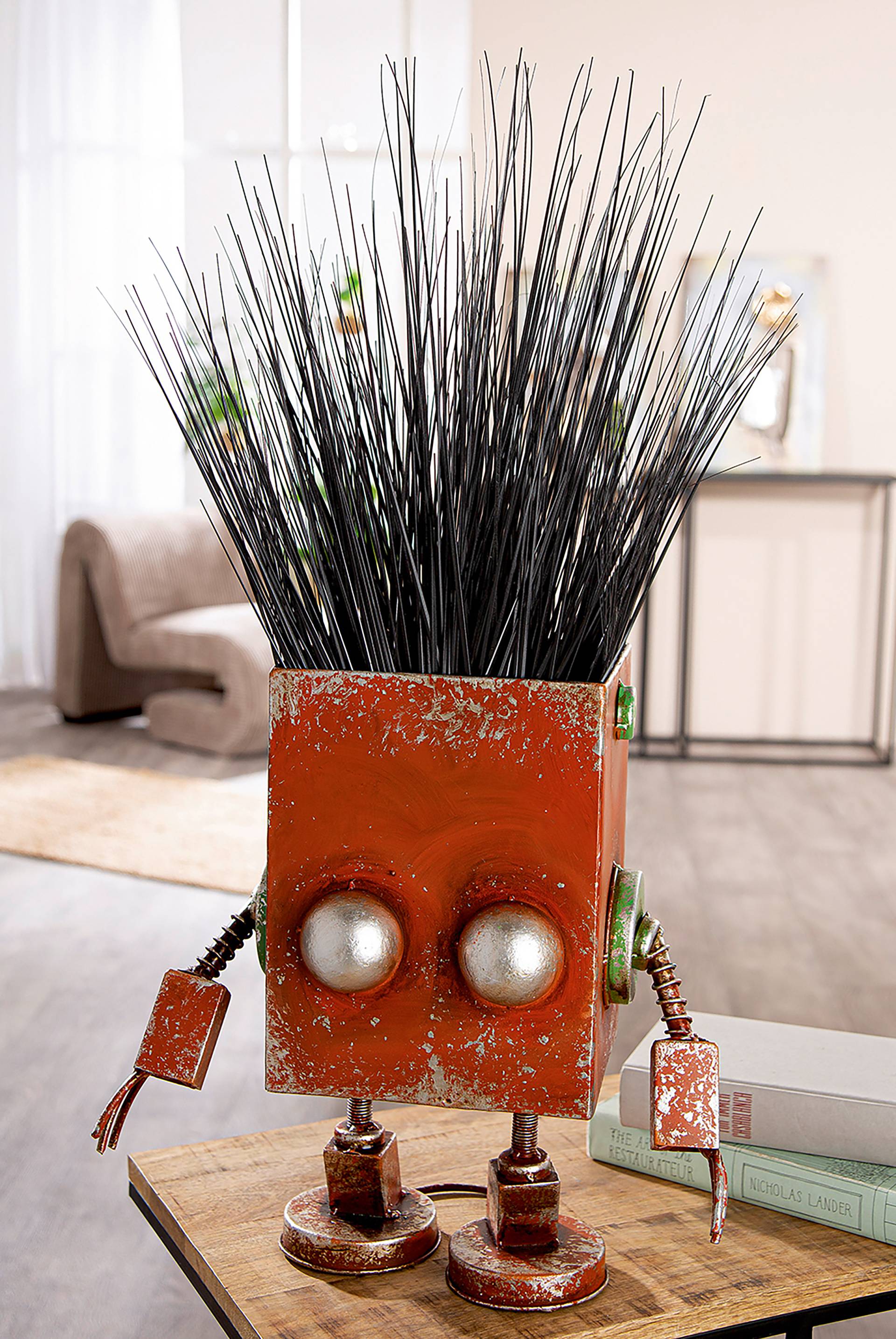home24 Übertopf Robotic rostbraun 34 x 37 x 19cm Braun home24 Übertopf Robotic rostbraun 34 x 37 x 19cm Braun von home24