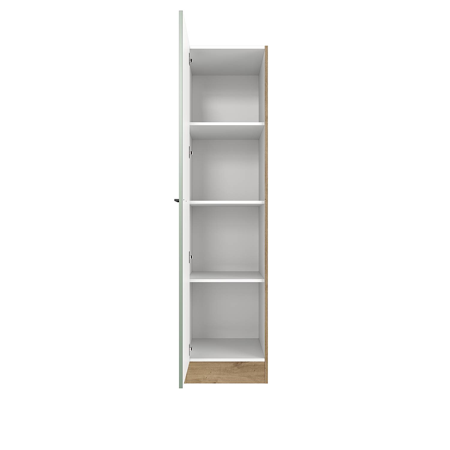 home24 Vorratsschrank 50 x 200 x 57cm Grün/Grün/Eiche home24 Vorratsschrank 50 x 200 x 57cm Grün/Grün/Eiche von home24