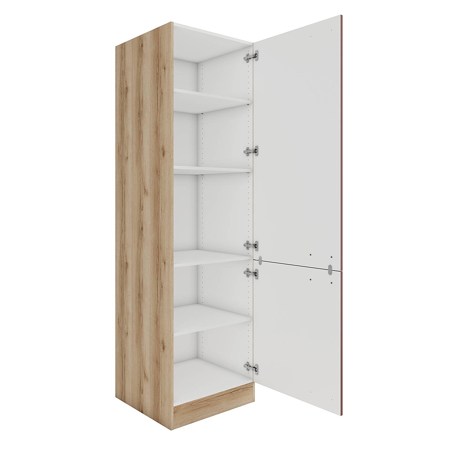 home24 Vorratsschrank 60 cm 60 x 207 x 60cm Rot/Rostrot/Wildeiche Dekor home24 Vorratsschrank 60 cm 60 x 207 x 60cm Rot/Rostrot/Wildeiche Dekor von home24