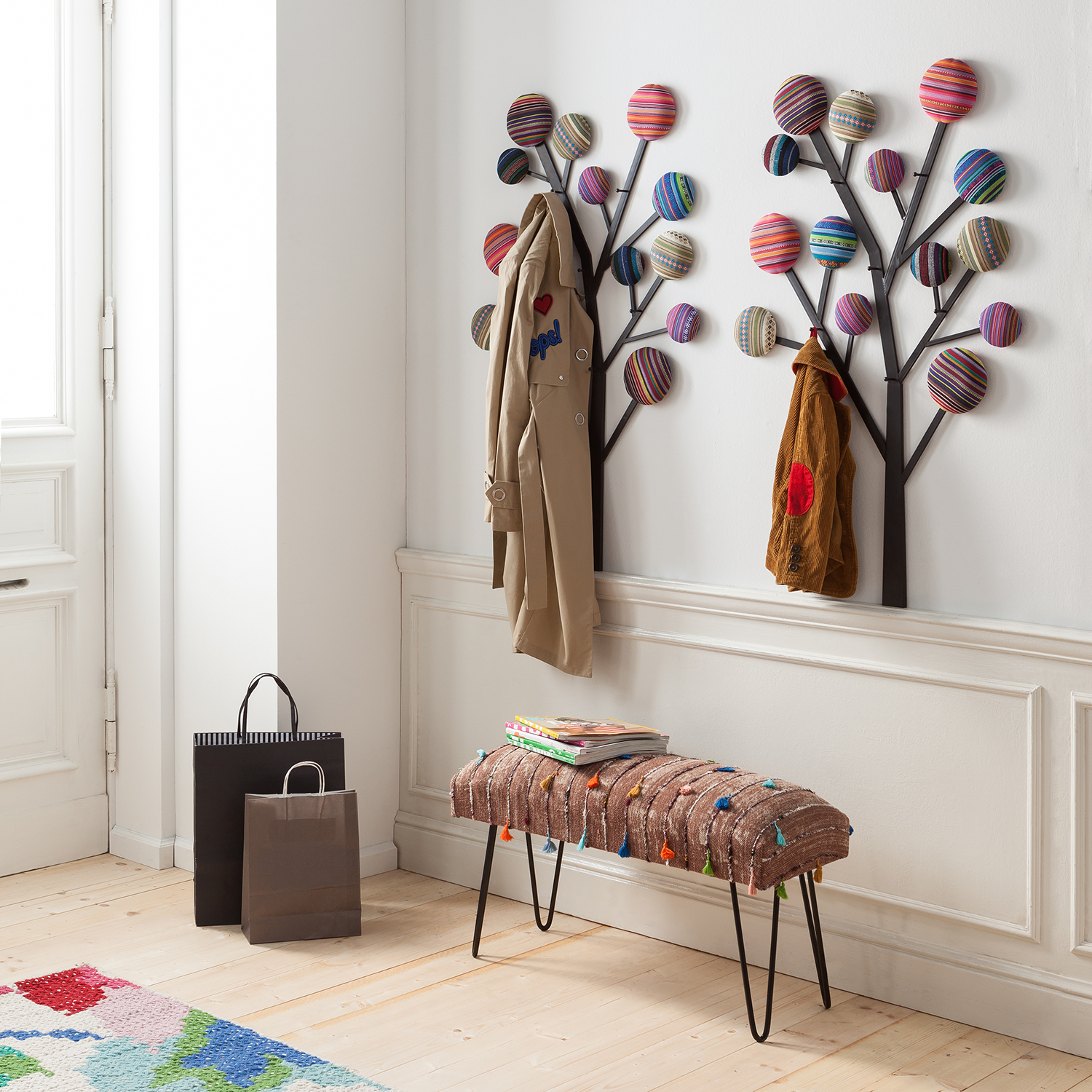home24 Wandgarderobe Bubble Tree 67 x 111 x 5cm Multicolor home24 Wandgarderobe Bubble Tree 67 x 111 x 5cm Multicolor von home24