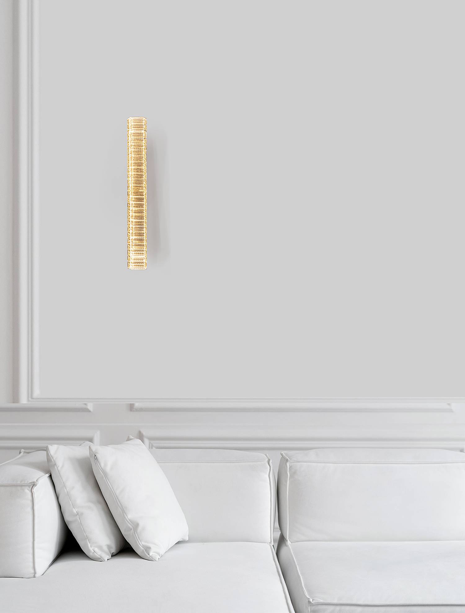 home24 Wandleuchte Aurelia Typ B 8 x 60 x 12cm Gold/Gold Kabel ABS, Fassung ABS, Baldachin Aluminium, Gehäuse Leuchte Aluminium Nicht austauschbare home24 Wandleuchte Aurelia Typ B 8 x 60 x 12cm Gold/Gold Kabel ABS, Fassung ABS, Baldachin Aluminium, Gehäuse Leuchte Aluminium Nicht austauschbare von home24