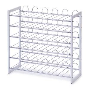home24 Weinregal Berzosa Chrom, lackiert Silber 68 x 63 x 27cm home24 Weinregal Berzosa Chrom, lackiert Silber 68 x 63 x 27cm von home24