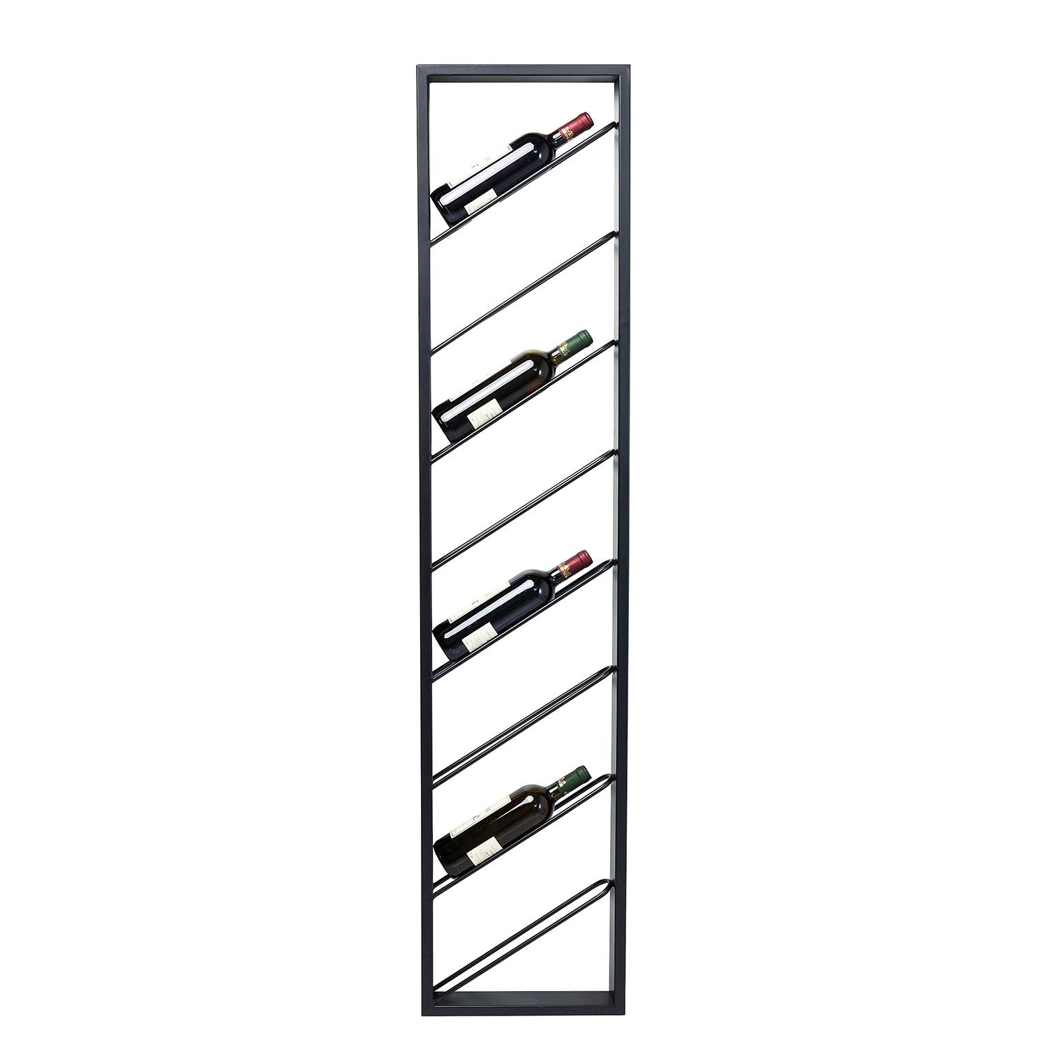 home24 Weinregal Brosco Metall, pulverbeschichtet Schwarz 36 x 160 x 6cm home24 Weinregal Brosco Metall, pulverbeschichtet Schwarz 36 x 160 x 6cm von home24