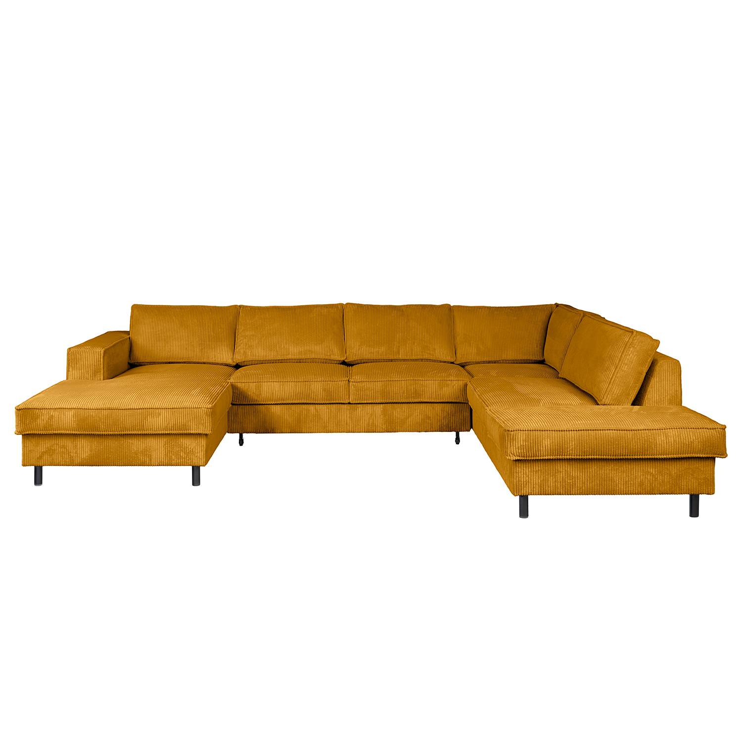 home24 Wohnlandschaft Beige Cordstoff Poppy 328 x 80 x 225cm Longchair davorstehend links / Ottomane rechts mit Schlaffunktion home24 Wohnlandschaft Beige Cordstoff Poppy 328 x 80 x 225cm Longchair davorstehend links / Ottomane rechts mit Schlaffunktion von home24
