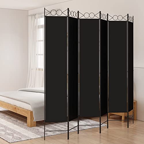 HOMIUSE 240x220 cm Raumteiler Paravent Trennwand Balkon Sichtschutz Paravent Raumteiler Innen Paravan Room Divider Paravent Outdoor Garten ZubehöR Terrassen-SichtschutzSchwarz von homiuse