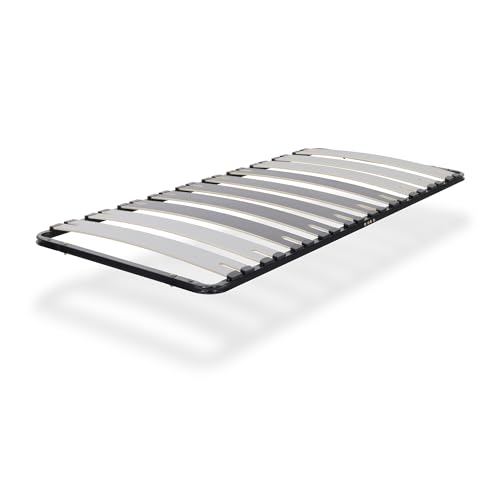 i-flair Metallbett Deck 90x200 cm - Stabiler Metall-Lattenrahmen mit Breiten Latten für alle Betten und Matratzen geeignet von i-flair
