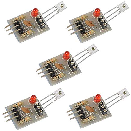 iHaospace 5V Laser Receiver Sensor detector Module Relay Switch for Arduino Lasersensormodul (Pack of 5) von iHaospace