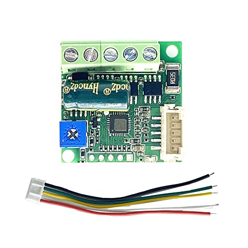 iHaospace DC 6-28V 0-100W Bürstenloser Motordrehzahlregler mit Hall BLDC Treiber Board Modul mit Kabel, Dreiphasige Motortreiberplatine von iHaospace