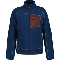 Icepeak Fleeceshirt "H PRINT FLEECEJACKE MEMPHIS", mit kontrastfarbenem Logopatch am Oberarm von icepeak