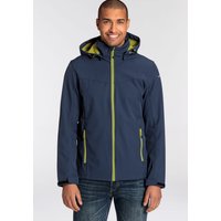 Icepeak Softshelljacke "H SOFTSHELLJACKE BRIMFIELD", mit Kapuze, mit dezenten Logoschriftzügen von icepeak