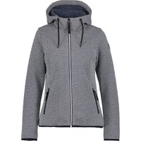 Icepeak Strickfleecejacke "D STRICKFLEECEJACKE ADRIAN", mit Kapuze, Wärmend & schnell Trocknend & Atmungsaktiv von icepeak