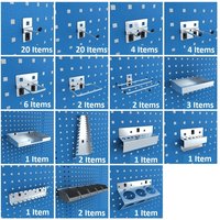 Metall Pegboard Organizer Zubehör Set & Werkzeug Aufbewahrung Und Organisation Zubehör, Garage Regale, Haken Großes Set, Personalisierte Kits von idealekipman