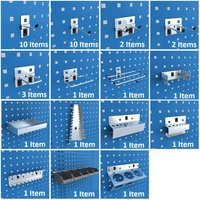 Metall Pegboard Organizer Zubehör Set & Werkzeug Aufbewahrung Und Organisation Zubehör, Garage Regale, Haken Klein Set, Personalisierte Kits von idealekipman