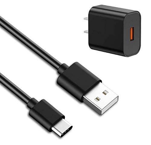 USB-C-Ladekabel, Kabel und AC-Block für Samsung SolarCell Solarzellen-Fernbedienung, Smart-TV-Fernbedienung, Rahmen-TV-Fernbedienung und ähnliche Fernbedienungen mit USB-C-Anschluss (siehe Bilder) von ienza