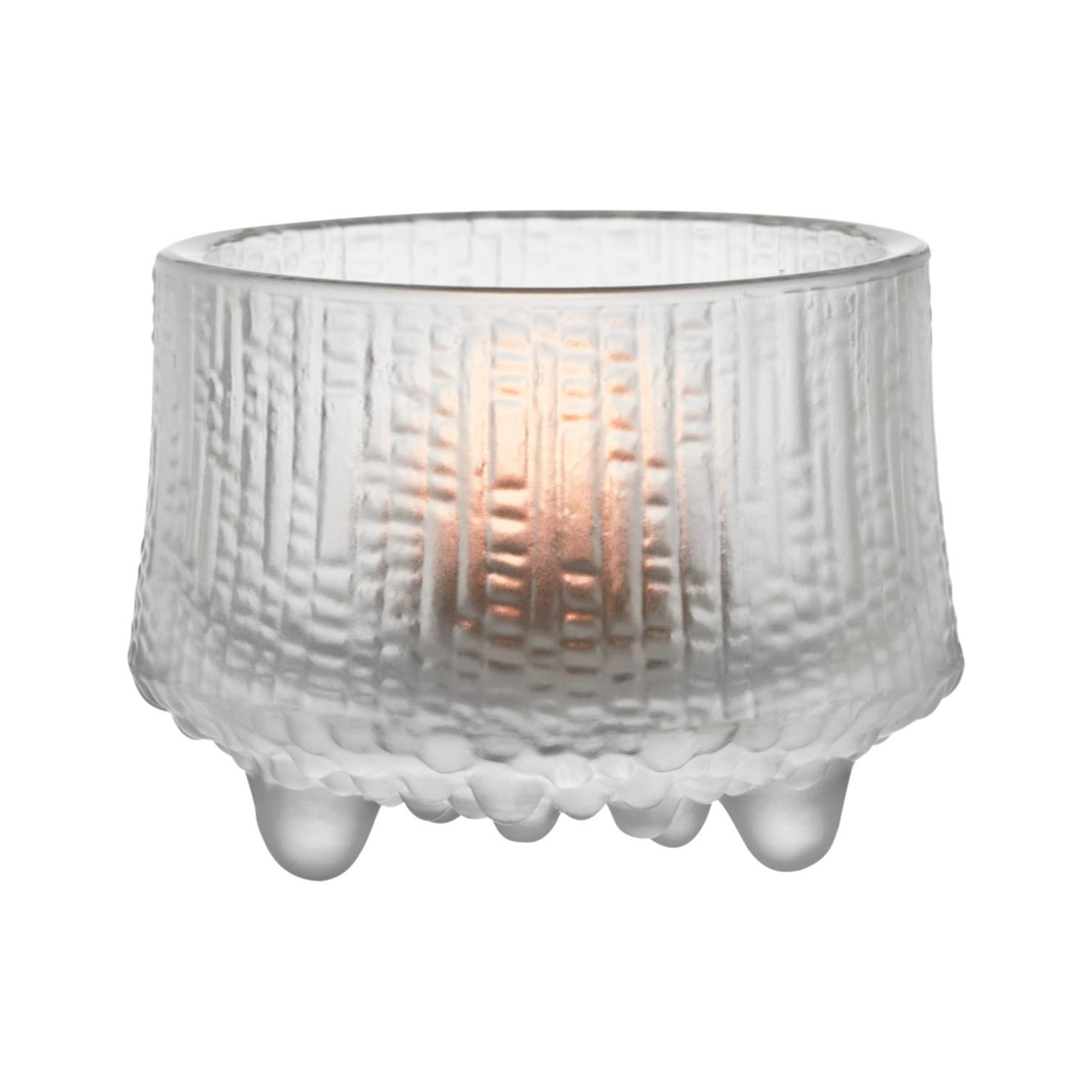 iittala - Ultima Thule Teelichthalter - vereist/H x Ø 6,5x8,6cm/Handwäsche von iittala