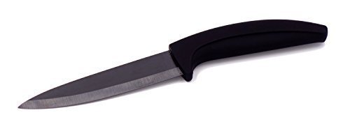 inet-trades 5`` Inch Messer aus Keramik schwarz/anthrazit Küchenmesser Messer Ceramic Knife für Küche Keramikmesser scharf Profi von inet-trades