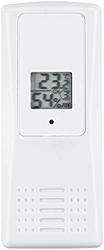 infactory Raumklima Thermometer: Funk-Thermo-Hygrometer, ideal für Wetterstation-Set FWS-1000, 100 m (Humidity-meters, Hydrometer, Kühlschrank) von infactory