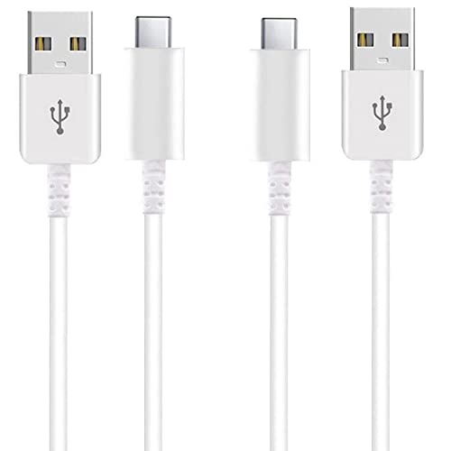 ino 2X Typ-C 100 cm Kabel USB-C Daten und Ladekabel für Samsung Galaxy A13 A60 A32 5G A22 5G A33 A33 5G A73 A52s 5G A53 5G M31s M33 5G M23 5G M52 M32 Handykabel von ino