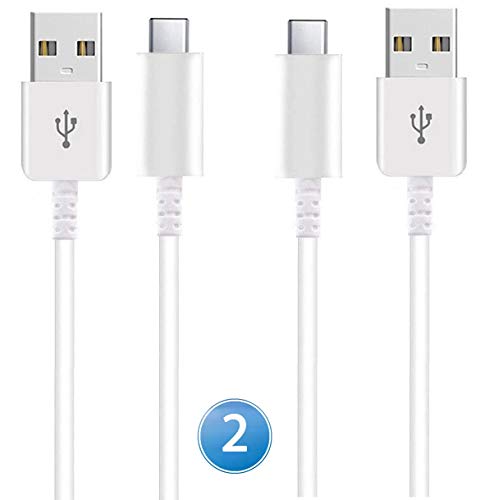 ino 2X Typ-C 100 cm Kabel USB-C Daten und Ladekabel für Samsung Galaxy A90 A80 A74 A70 A71 A50 A51 M51 A42 A41 A40 A32 A31 M31s A30 A33 A34 M30 s A21s A25 A13 A14 S21 S22 S23 FE S24 S20FE von ino