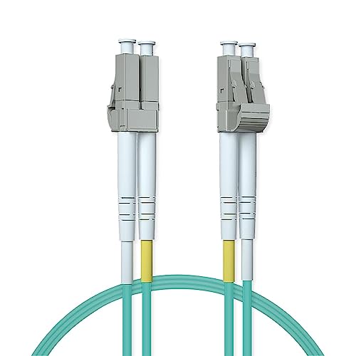 OM3 LC zu LC LWL Glasfaser Patchkabel 3m (10ft), Multimode Duplex 50/125 Glasfaserkabel für 10Gb/Gigabit SFP Transceiver, MEHRWEG von ipolex