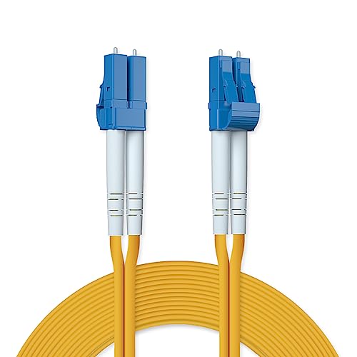 OS2 LC zu LC LWL Patchkabel 20m (66ft), Singlemode Fiber Patch Cable Duplex 9/125µ Glasfaserkabel (LSZH) für SFP, 10Gb SFP+ Transceiver, Medienkonverter von ipolex