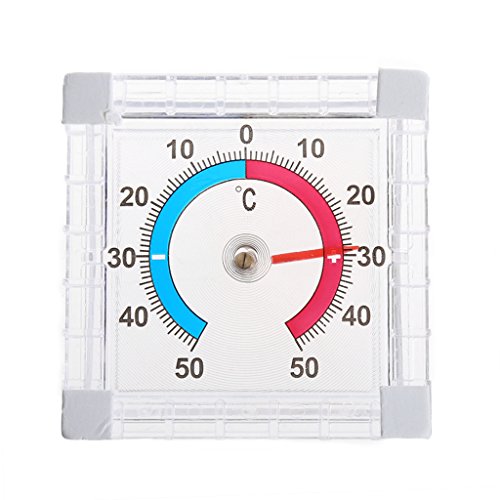 Temperatur Thermometer Für Fenster Innen Und Außenbereich Wand Gewächshaus Garten Zuhause Thermometer Für Erwachsene Stirn von jebyltd