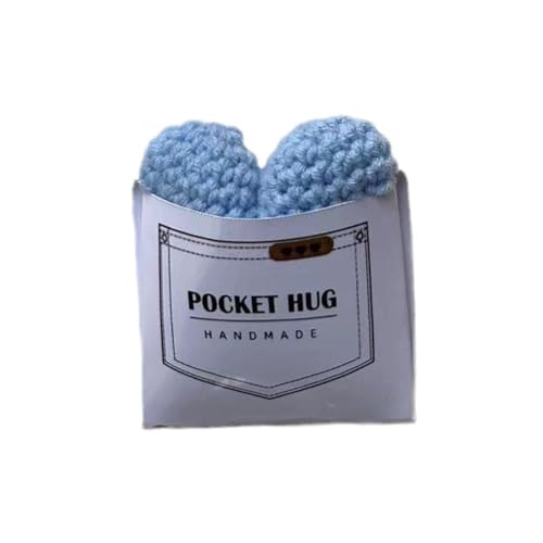 Pocket Hug Heart Greeting Crochet Love Heart Pocket Valentines Hug Crochet Handmade Cute Birthday F6Y7 Token Gifts Day P Hug von jileijar