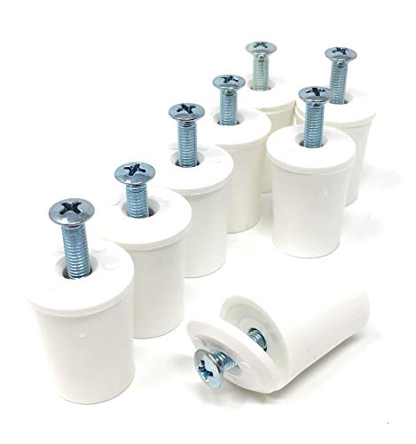 Jkandel Stopper-Set 8 Stück weiß 30mm mit Scheibe von Selve