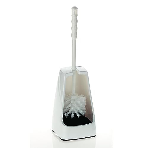 Kela WC-Garnitur Levin aus Kunststoff in weiß, Plastik, 12 x 12 x 38 cm von kela
