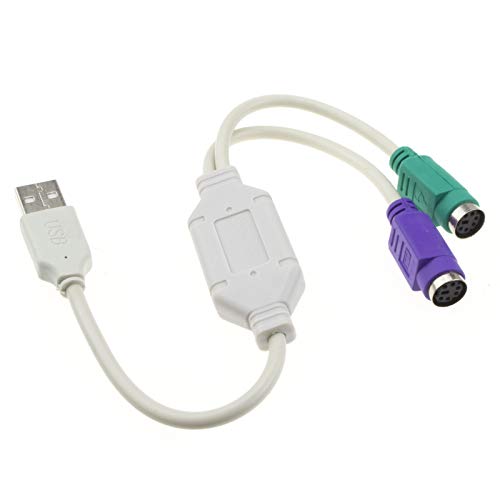 kenable USB Zum Doppelt PS/2 Active Adapter Tastatur & Maus Kabel Anschlusskabel von kenable