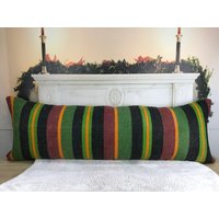 Kelim Sofakissen, Langes Kissen Für Bett, Bankkissen, Fenstersitzkissen, Kissenbezüge, Vintage Kissenbezug, 16x48 1723 von kilimpillowkingdom