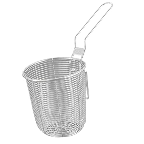 kowaku Frittierkorb Sieb Chips Mini Frittierkorb Sieb Hot Pot Sieb Multifunktionaler französischer Frittierkorb aus Mesh zum Braten und Kochen, 10CM von kowaku