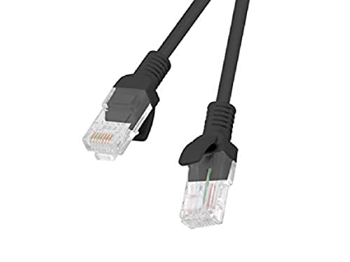 Lanberg PCU6-10CC-0200-BK Netzwerkkabel Kat.6 Utp, 2m schwarz von Lanberg