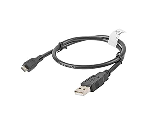 Lanberg CA-USBM-10CC-0005-BK USB 2.0 A-Stecker auf USB Micro-B Stecker Kabel, 50 cm schwarz von Lanberg