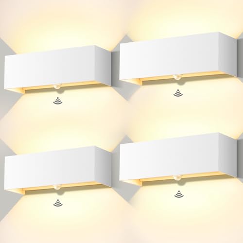 ledmo 4 Pack 30W Außenleuchte mit Bewegungsmelder Wandleuchte Aussen 3000K LED Wandleuchten IP65 Außenwandleuchte Mit Einstellbar Abstrahlwinkel ledmo 4 Pack 30W Außenleuchte mit Bewegungsmelder Wandleuchte Aussen 3000K LED Wandleuchten IP65 Außenwandleuchte Mit Einstellbar Abstrahlwinkel von ledmo